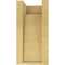 Ekena Millwork 5"W x 5"D x 10"H Wide Huntington Rough Cedar Woodgrain TimberThane Corbel, Primed Tan CORUR05X05X10HUNRCPR - alternate 4